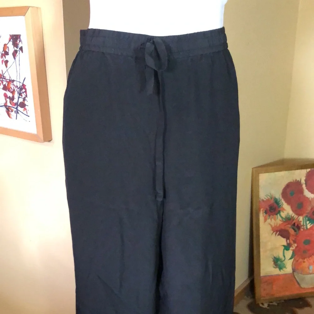 JOHNNY WAS Size XXL ILLARIA 100% Silk Pull-On Drawstring Elastic Waist $250 NEW - Picture 4 of 16
